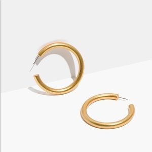 Madewell gold hoops